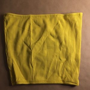 Ribbed Tube Top 🍋